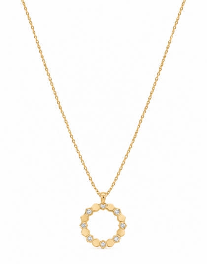 Splash Golden Necklace